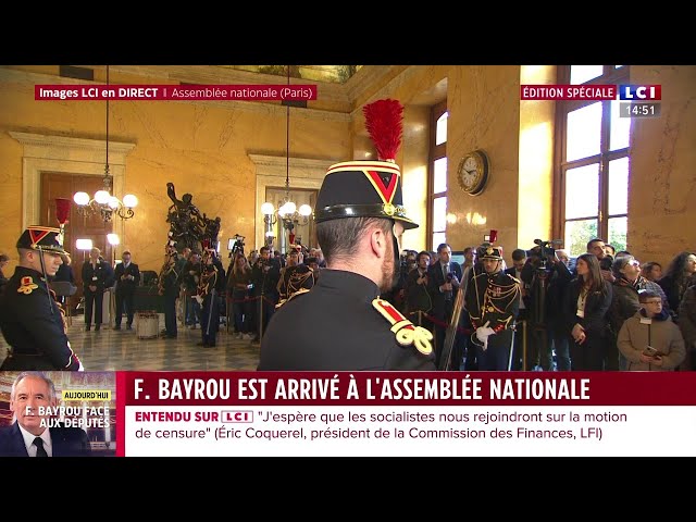 ⁣ Suivez le discours de politique générale de François Bayrou devant l'Assemblée