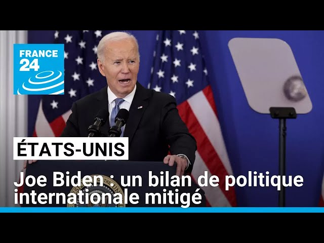 ⁣Biden vante une Amérique "plus forte" grâce à lui dans un ultime discours de politique étr