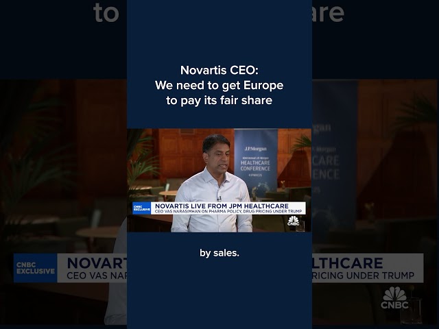 ⁣Novartis CEO: We need to get Europe to pay its fair share