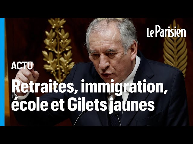 ⁣Ce qu'il faut retenir du discours de politique générale de François Bayrou