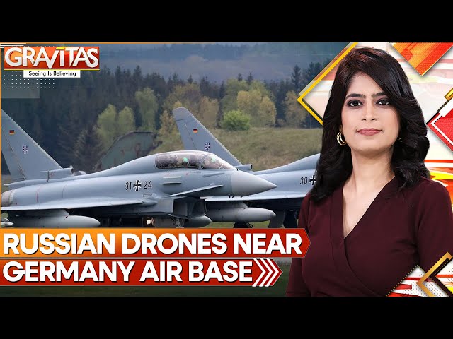 ⁣Russian Drones Near Germany Air Base | GRAVITAS