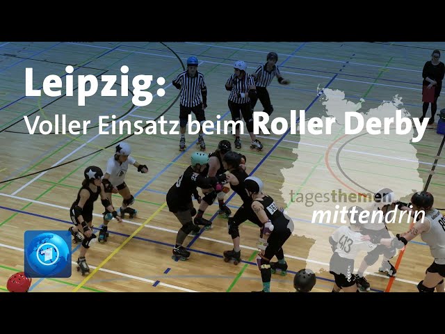 ⁣Leipzig: Voller Körpereinsatz beim Roller Derby