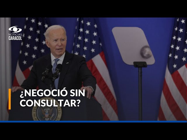 ⁣Congresistas republicanos y demócratas le reclaman a Joe Biden por TLC con Colombia