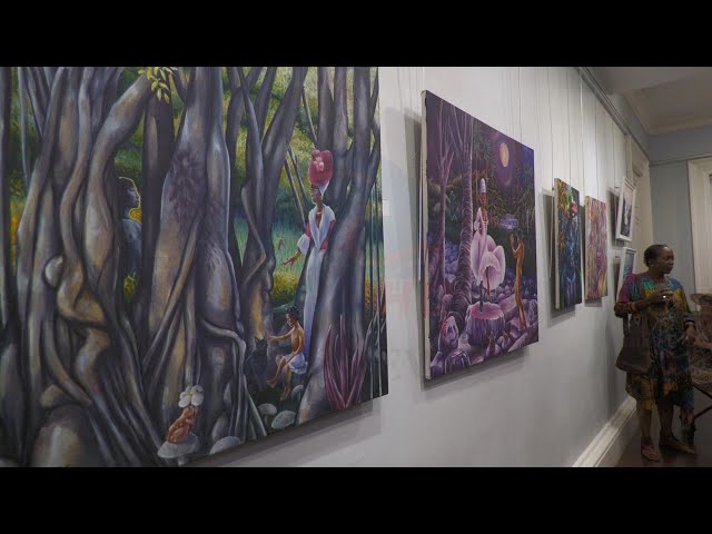 ⁣Patrick Foster works on display at Queen's Park Gallery