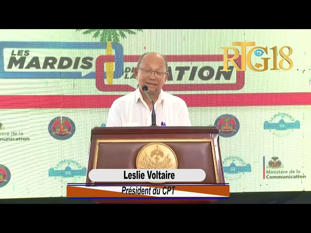 ⁣Leslie Voltaire anonse ouvèti Port St-Louis du Sud la 17 Janv 2025