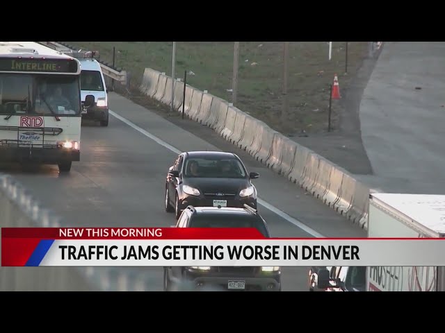 ⁣Traffic jams are getting worse in Denver