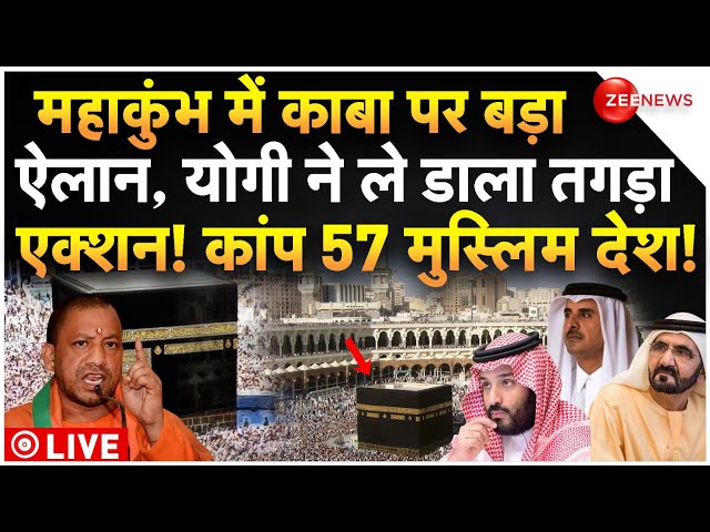 ⁣India Big Decision On Kaaba LIVE : काबा पर महाकुंभ से बड़ा ऐलान, हिल गए मुस्लिम देश! Mahakumbh 2025