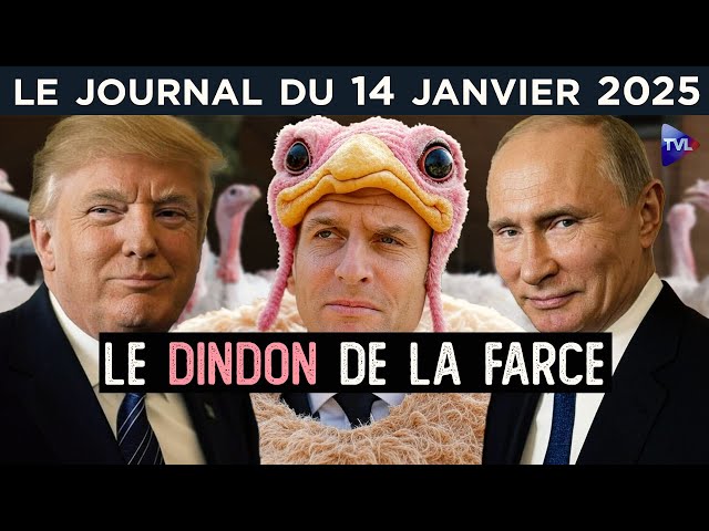 ⁣Ukraine : Macron va-t-il sacrifier la France ?  - JT du mardi 14 janvier 2025