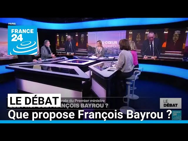 ⁣Que propose François Bayrou ? • FRANCE 24