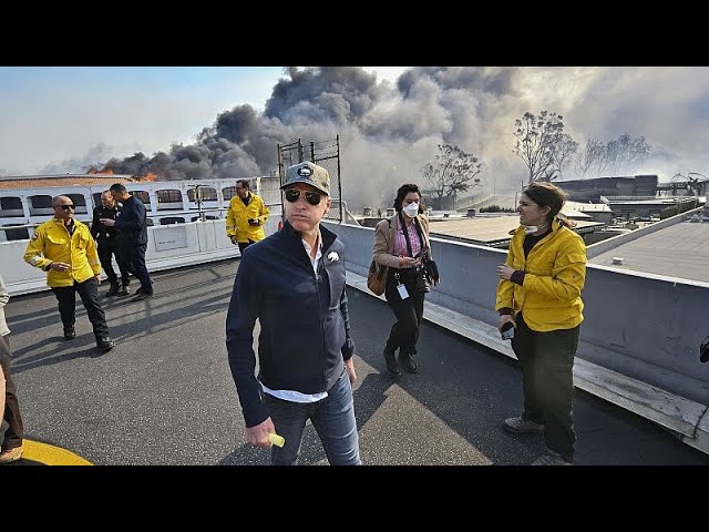 ⁣Le gouverneur de Californie est-il responsable des incendies, comme l'affirme Donald Trump ?