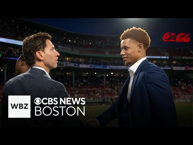 ⁣Red Sox prospect Kristian Campbell talks mindset for 2025 season after meteoric rise