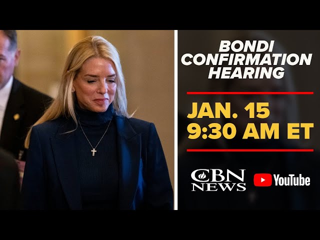 ⁣LIVE: Pam Bondi Takes Questions in Confirmation Hearing | CBN News