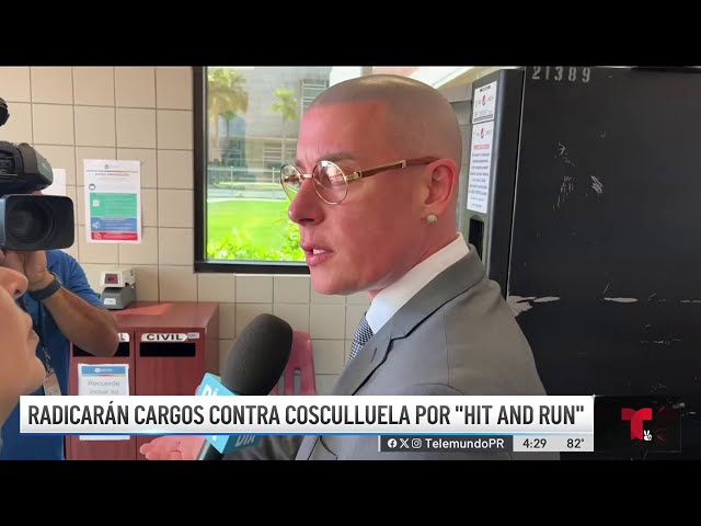 ⁣Cosculluela será entrevistado como sospechoso de "hit and run"