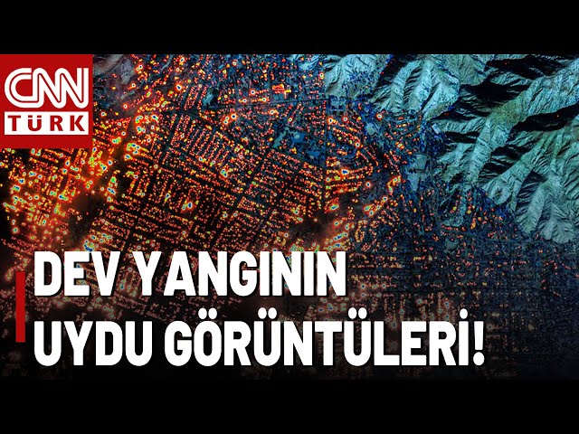 ⁣Los Angeles Yangına Teslim Oldu! İşte Yangının Öncesi ve Sonrası...