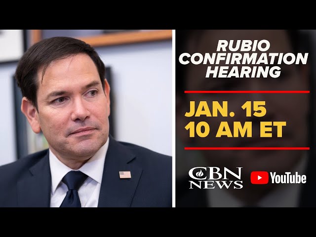 ⁣LIVE: Marco Rubio Takes Questions in Confirmation Hearing | CBN News