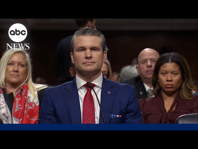 ⁣Hegseth hearing spotlights qualifications, views on women in combat