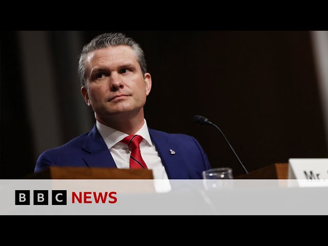 ⁣Donald Trump's defence secretary nominee questioned over alcohol use and views on women | BBC N