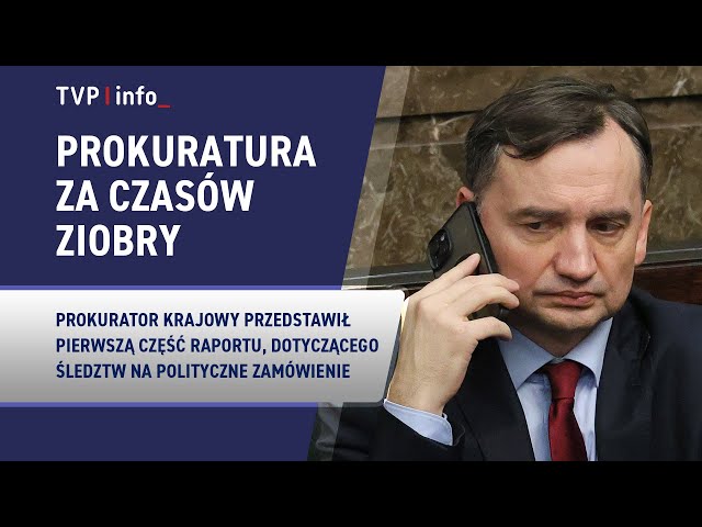 ⁣Prokuratura za czasów Ziobry. Raport o śledztwach na polityczne zamówienie