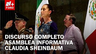 ⁣Claudia Sheinbaum en asamblea informativa en el Zócalo CDMX 9 de Marzo 2025 - Las Noticias