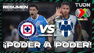 ⁣Resumen y goles | Cruz Azul vs Monterrey | Liga Mx - CL2025 J11 | TUDN