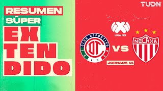 ⁣RESUMEN SUPER EXTENDIDO | Toluca 5-2 Necaxa | Liga Mx - CL2025 J11 | TUDN