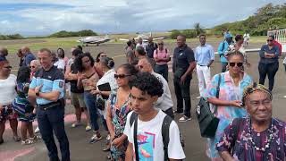 ⁣Marie-Galante : Guy Losbar dévoile le renouveau de l’aérodrome de Marie-Galante