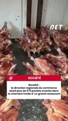 ⁣Bouaké -  la direction regionale du commerce saisie plus de 575 poulets avariés dans  la chambre f