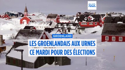 ⁣Les Groenlandais aux urnes mardi pour des législatives à forts enjeux