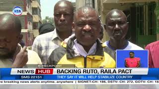 ⁣UDA affiliates support Raila-Ruto union