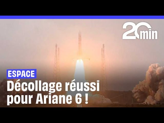 ⁣Ariane 6 : La fusée a bien décollé pour son premier vol commercial