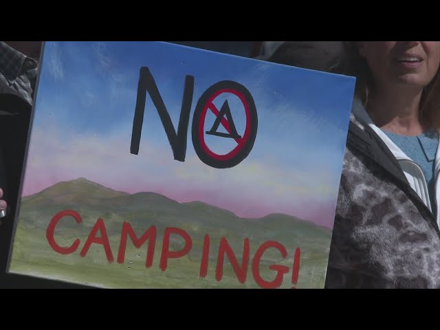 ⁣Colorado residents oppose camping proposal in Douglas County open space