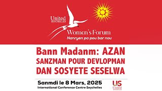 ⁣United Seychelles Women's Conference - Saturday 8th March at 2PM