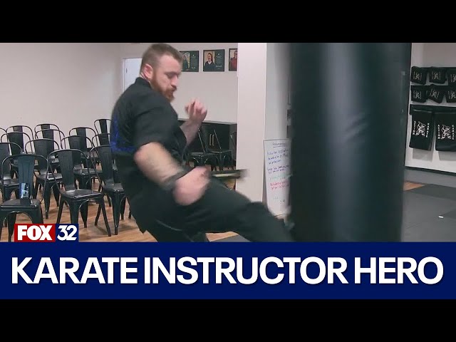 ⁣Philadelphia karate instructor chops a thief's plans