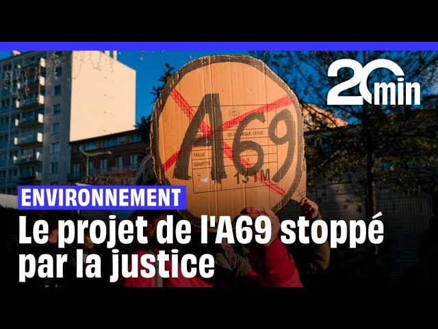 ⁣Le projet de l'A69 stoppé par la justice, les opposants jubilent