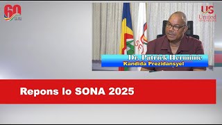 ⁣Repons Dr. Patrick Herminie lo ladres SONA 2025