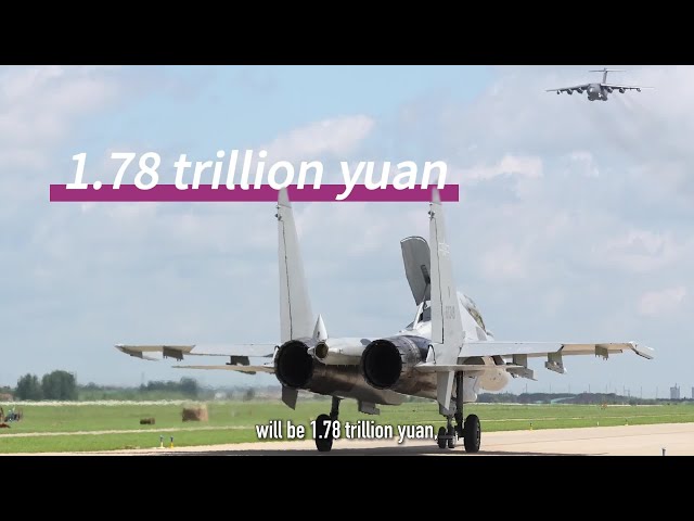 ⁣What will China's increased national defense budget be used for?