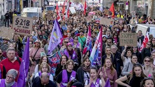 ⁣Des centaines de milliers de personnes ont célébré la Journée internationale des droits des femmes