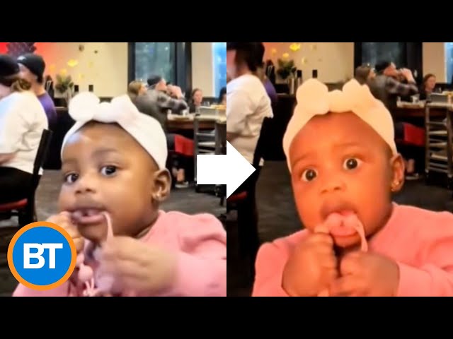 ⁣Cutest reaction: Babies’ reacting to hibachi