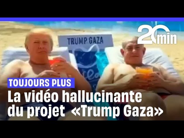 ⁣Toujours plus : Trump surprend tout le monde avec la vidéo de son projet « Trump Gaza »