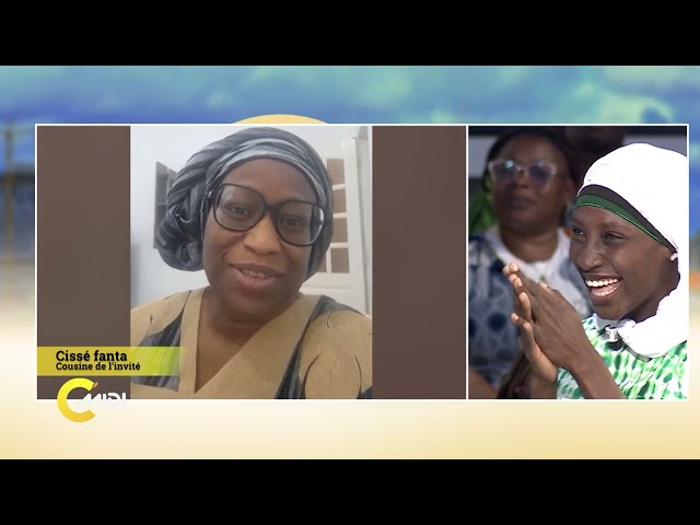 ⁣Émue, la taekwondoïste Mariama Cissé fond en larmes en écoutant cette phrase de son père.