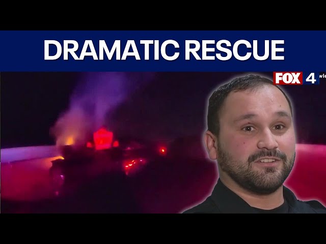 ⁣Rowlett officer speaks about actions that saved accused drunk driver