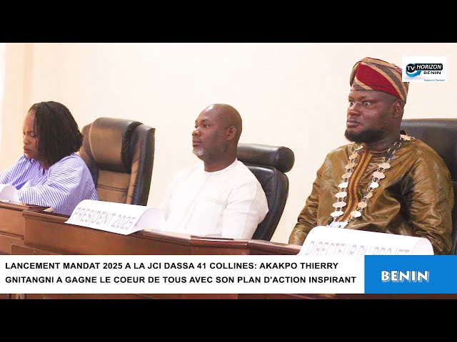 ⁣HORIZON TV BENIN: LANCEMENT MANDAT 2025 A LA JCI DASSA 41 COLLINES