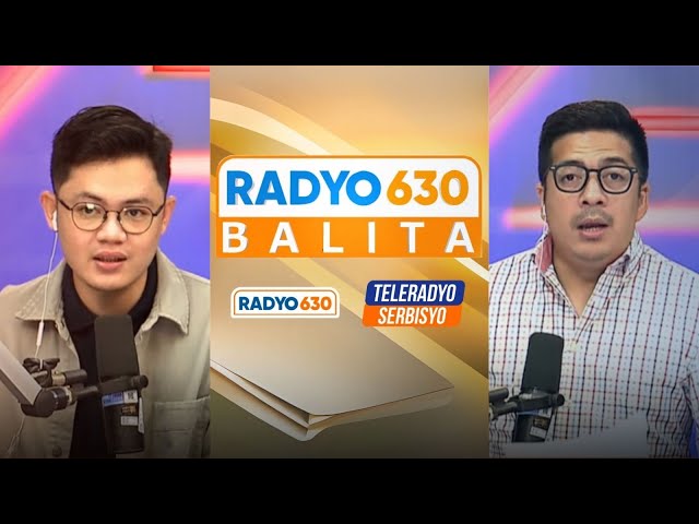 ⁣Radyo 630 Balita | Teleradyo Serbisyo | 10 March 2025