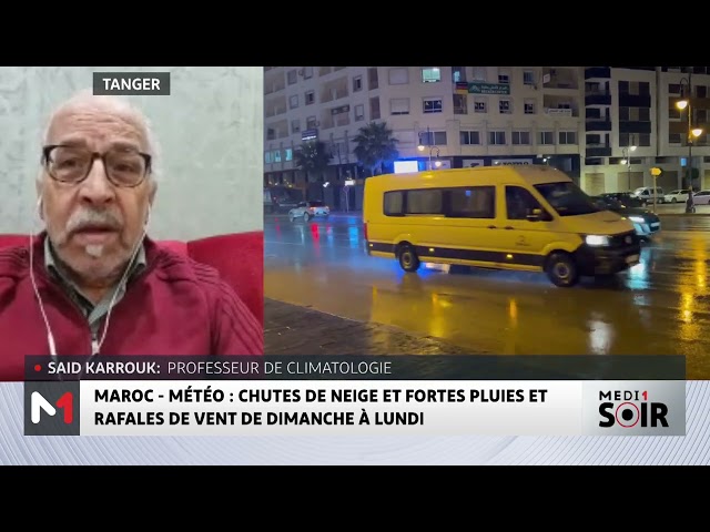 ⁣Le point sur la situation météorologique au Maroc avec Said Karrouk