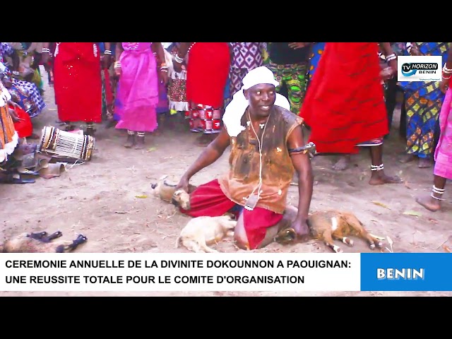 ⁣HORIZON TV BENIN: CEREMONIE ANNUELLE DE LA DIVINITE DOKOUNNON A PAOUIGNAN