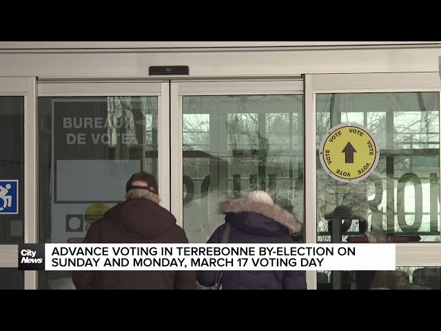 ⁣Advance voting begins for Terrebonne by-election