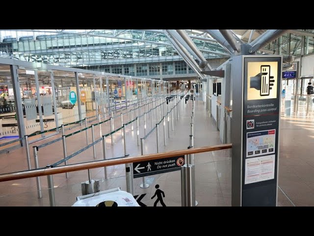 ⁣Union stages surprise strike at Germany's Hamburg airport, a day earlier than scheduled