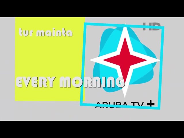 ⁣Every morning at ArubaTV+ !!