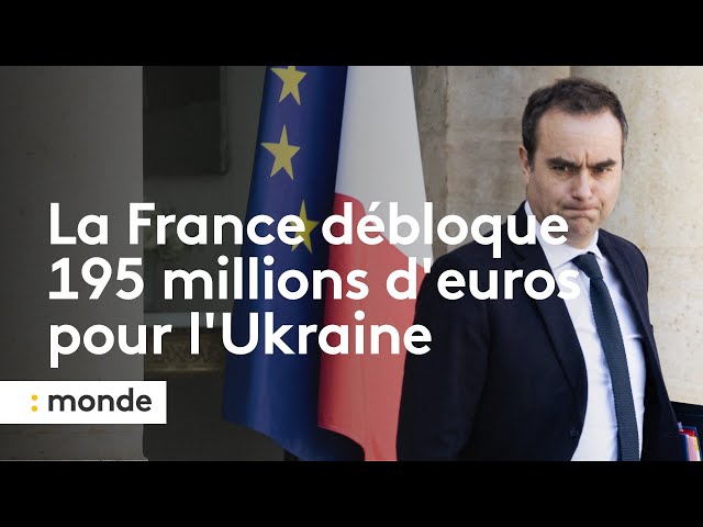 ⁣La France débloque 195 millions d'euros pour l'Ukraine