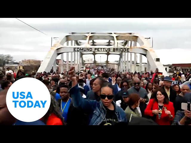 ⁣Selma's 'Bloody Sunday:' Marchers observe 60th anniversary | USA TODAY